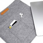 MacBook Air / Proが超ジャストフィットするInateckのフェルト素材ケース『MP1300』の使い方、レビュー