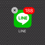 iPhone版LINEのアプリアイコンの右上に表示される未読の通知件数（バッジ）が表示されない時の対処方法、OFFにする方法