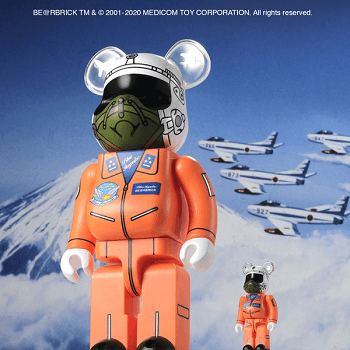 数量限定】「1964 BLUE IMPULSE BE@RBRICK 100% & 400%」を予約