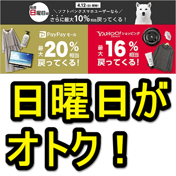 ペイペイ モール 日曜日