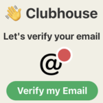 【Clubhouse】メールアドレスを登録、認証する方法 – プロフィールページに表示される赤い@アイコンの消し方