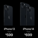 Apple StoreがiPhone 14 Pro / Pro Max、13 mini、12の販売を終了。iPhone 14、13は値下げして販売を継続