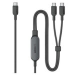 Ankerが1本のケーブルに2つのUSB-Cポートを備えた最大140W出力の充電ケーブルを発売。初回20％オフセールも。これ欲しいかも