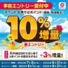 【2025年8月】dポイント交換増量キャンペーンが開催。今回はもれなく10％増量+Amazonとの初連携で+3％増量！エントリーはお忘れなく