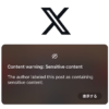 【X（旧Twitter）】Content Warning表示を解除する方法 – 投稿の写真や動画がセンシティブ設定で見れない時の対処方法。スマホからでも変更できる