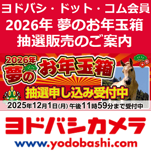 2026年ヨドバシ福袋】追加販売！ヨドバシカメラの「夢のお年玉箱」を