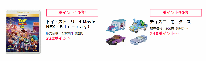 セブンネットショッピング ミラクルセール ディズニー関連商品