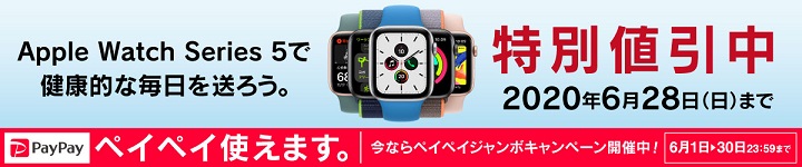 Apple Watch Series5をおトクに購入する方法