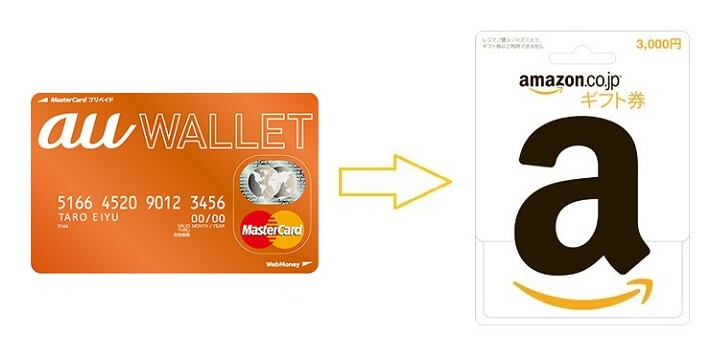 au WALLETのチャージ残高・端数をキレイさっぱり0円にする方法 – Amazonギフトカードに変換