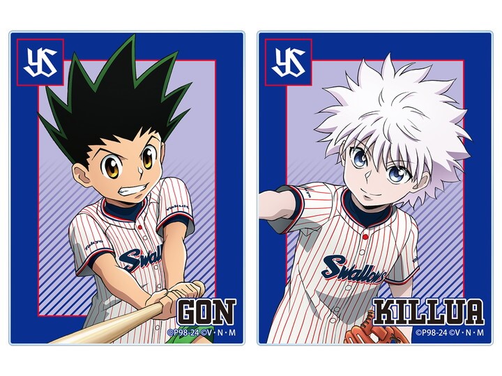 HUNTER×HUNTER プロ野球 コラボ 描き下ろし ゴン&キルア アクリルカードセット