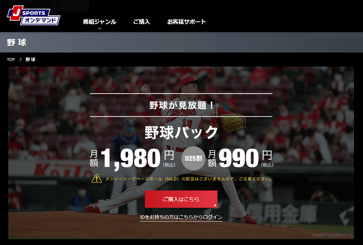 2024年プロ野球セ・パ交流戦の広島東洋カープの主催試合（マツダスタジアムでの試合）をネットで視聴する方法