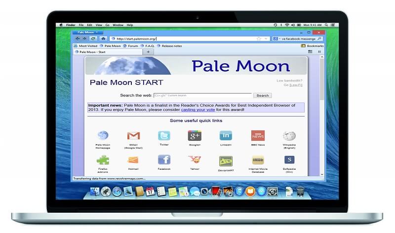 instal the new for mac Pale Moon 32.2.1