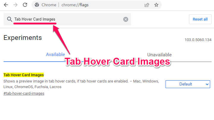 Chrome タブのプレビュー画像を非表示にする方法