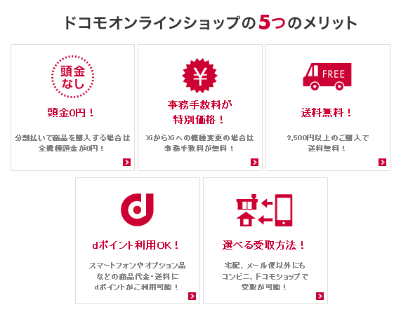 ドコモショップ手数料無料