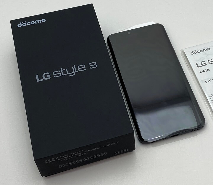 LG style3（L-41A）実機レビュー