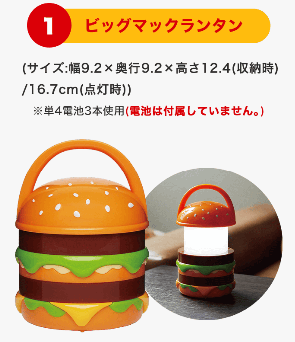 マクドナルド福袋2025 ①ビッグマックランタン