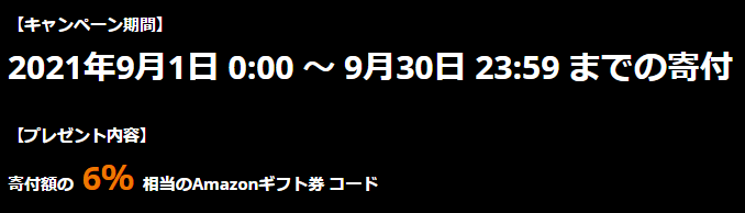ふるさと納税ふるさとプレミアムAmazonギフト券