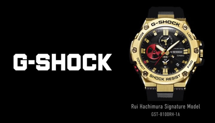 G-SHOCK×八村塁選手がコラボ！シグネチャーモデル「GST-B100RH-1AJR