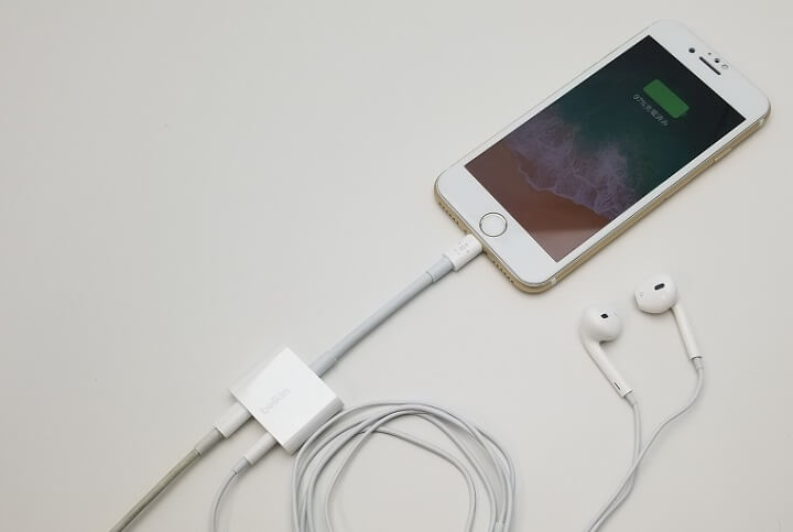 iPhone純正イヤホン、充電器 - イヤフォン