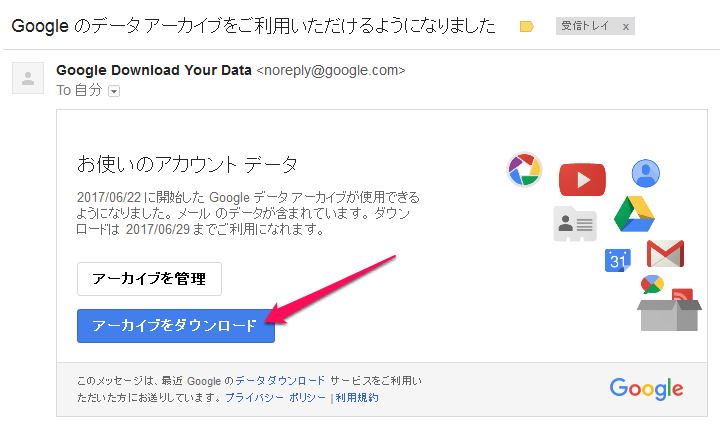 メーラー不要 Gmailのデータをweb上からダウンロードする方法 メールデータ保存 バックアップに 使い方 方法まとめサイト Usedoor