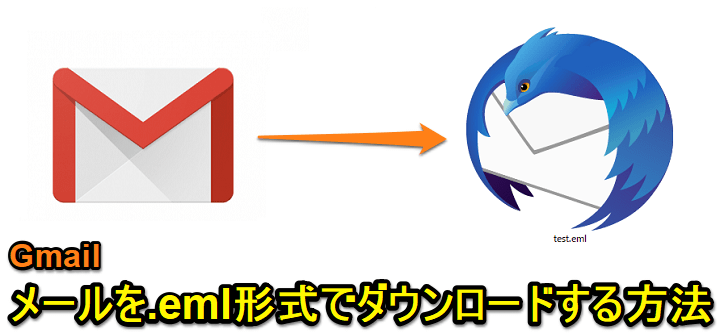 Gmail .emlダウンロード