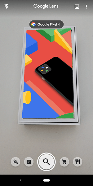 Google Pixel 4 化粧箱 イースターエッグ