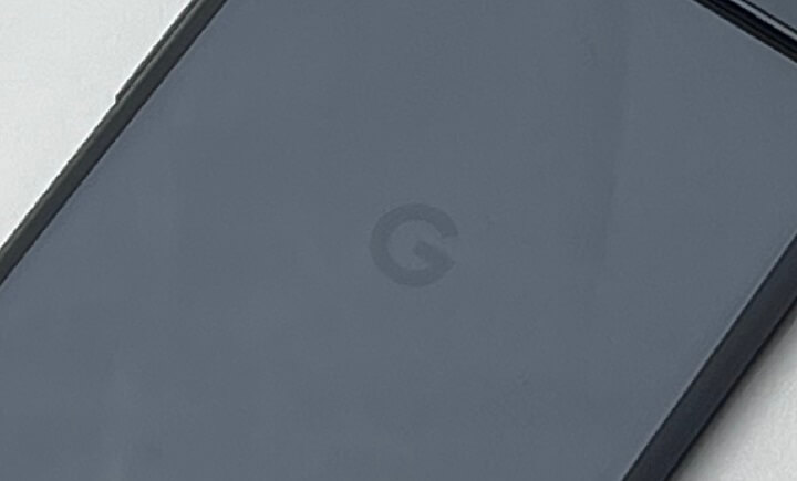 Google Pixel 6 Pro 背面 Gマーク