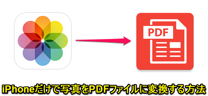 iPhone単体で写真をPDFに変換する方法 ≫ 使い方・方法まとめサイト 