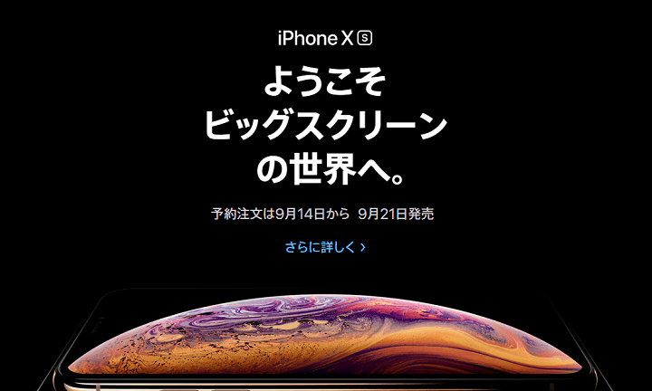 iPhoneXSmax AppleStore予約