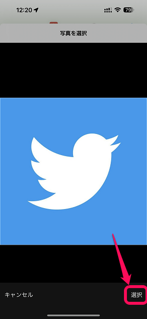 iPhone Xのアイコンを青い鳥ロゴの旧Twitterアイコンに変更する方法