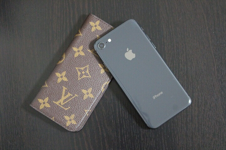 直売所店舗 LOUIS VUITTON エクリプス iPhone7/8 フォリオ ヴィトン