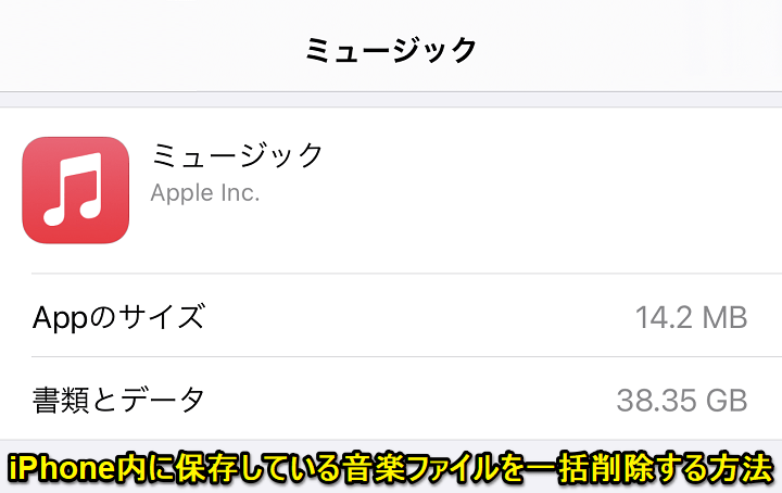 iPhone 音楽ファイルを一括削除する方法