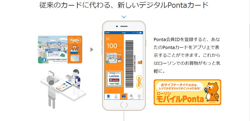 デジタル ponta カード