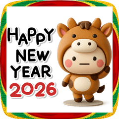 み～んな使える大人の年賀スタンプ2026