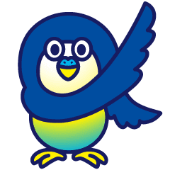 LINE無料スタンプ 京葉銀行の「ケイヨウインコ」