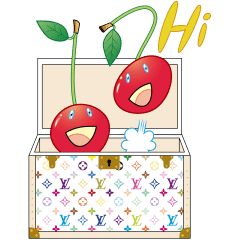 LINE無料スタンプ ルイ･ヴィトン×村上隆