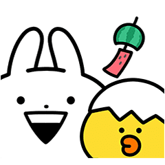 LINE無料スタンプ うさぎゅーん！×ベビーサリー