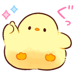 LINE無料スタンプ もふピヨ×TCB