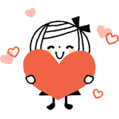 LINE無料スタンプ 【敬語】夏の大人ガーリー♡ボブガール
