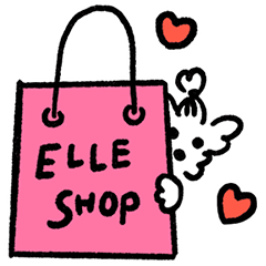 LINE無料スタンプ 毎日使える♥ELLESHOPフレンズ