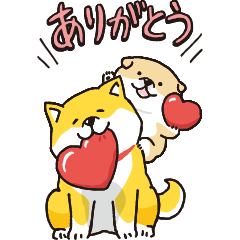 LINE無料スタンプ でかっ！しばんばん×ポインコの日常