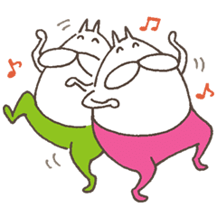 LINE無料スタンプ ねこタイツのゆるい日常