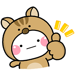 LINE無料スタンプ 秋限定♪しろまるスタンプ