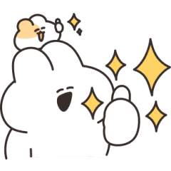 LINE無料スタンプ かわいく動く！うさちゃん×TCB