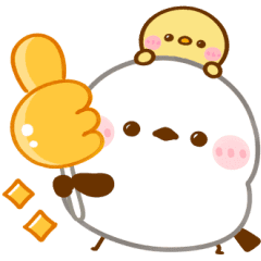 LINE無料スタンプ 使いやすい！シマエナガ×PayPay銀行