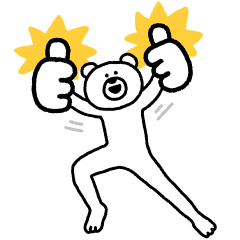 LINE無料スタンプ 【無料】けたくま×選べるニュース