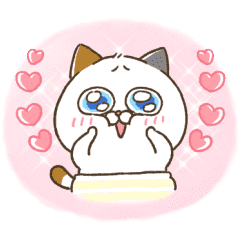 LINE無料スタンプ 再登場！動く！タマ川ヨシ子（猫）第36弾