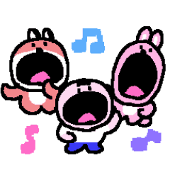 LINE無料スタンプ ニョイズ（ウワァァァァァ！！！）