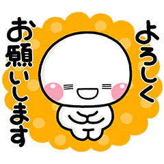 LINE無料スタンプ しろまる×LINEオープンチャット