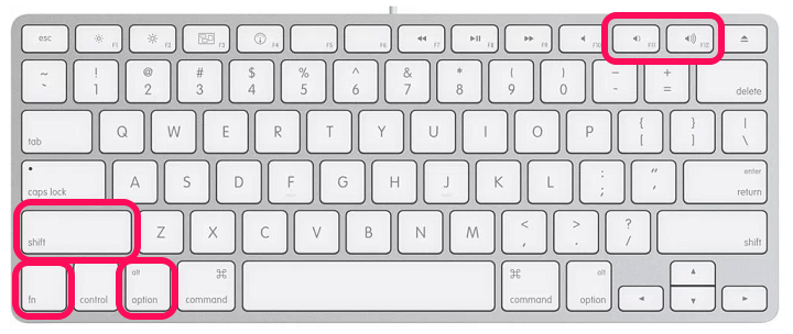 小ワザ Macのボリュームを通常の1 4単位で微調整する方法 ショートカットキー 使い方 方法まとめサイト Usedoor